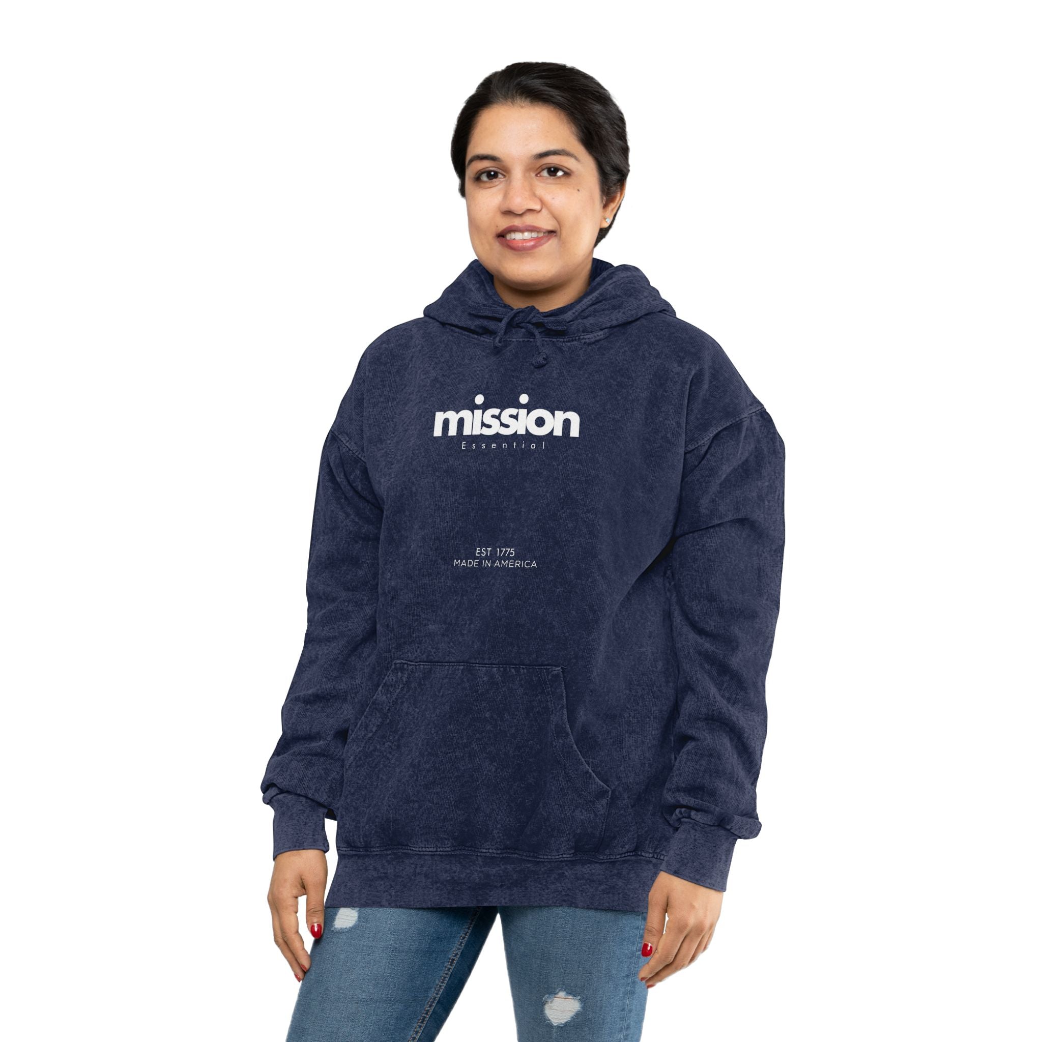 Unisex Mineral Wash Hoodie